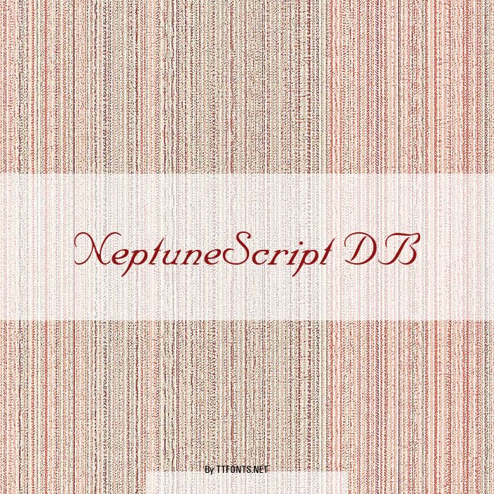 NeptuneScript DB example
